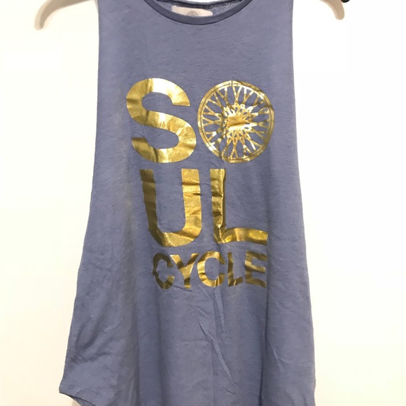 soulcycle Tops - SOULCYCLE DROP SLEEVE TANK SZ LARGE!